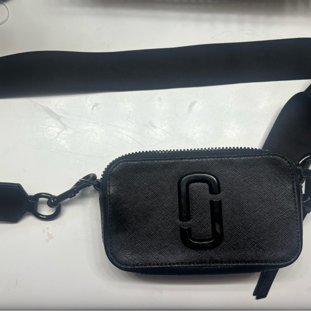 Marc Jacob's The snapshot DTM Black Crossbody Bag